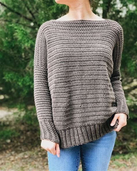 free pullover crochet sweater patterns.